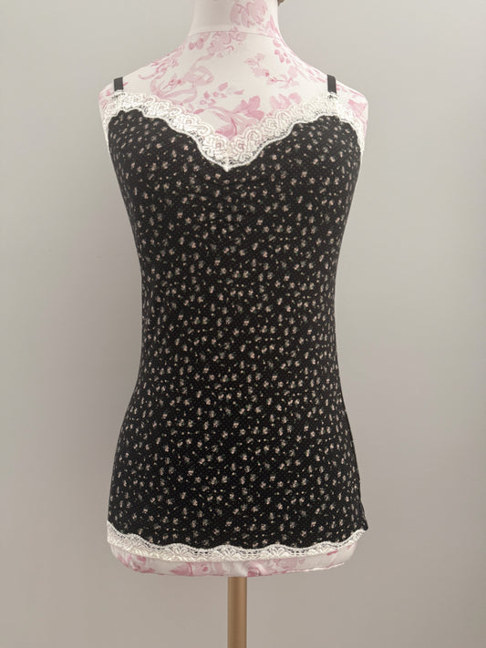 blackberry floral burst martini camisole