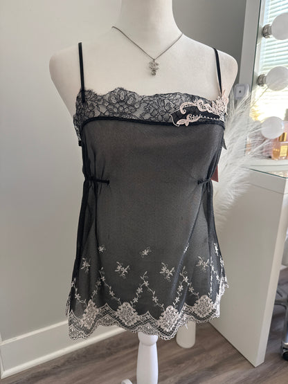 elderberry floral martini camisole