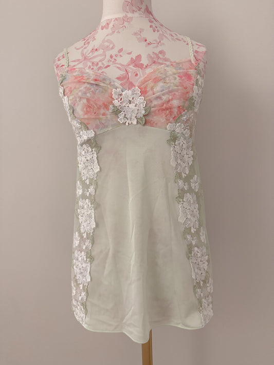 crystal ballet rose spritzer camisole