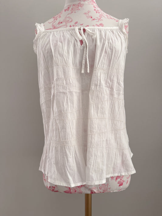 winter flower cream margarita camisole