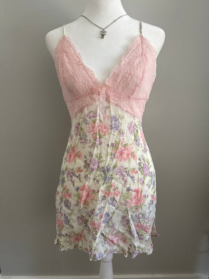 floral lemonade refresher slip dress