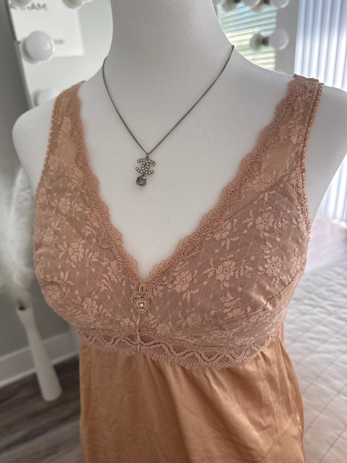 nutmeg spice martini slip dress