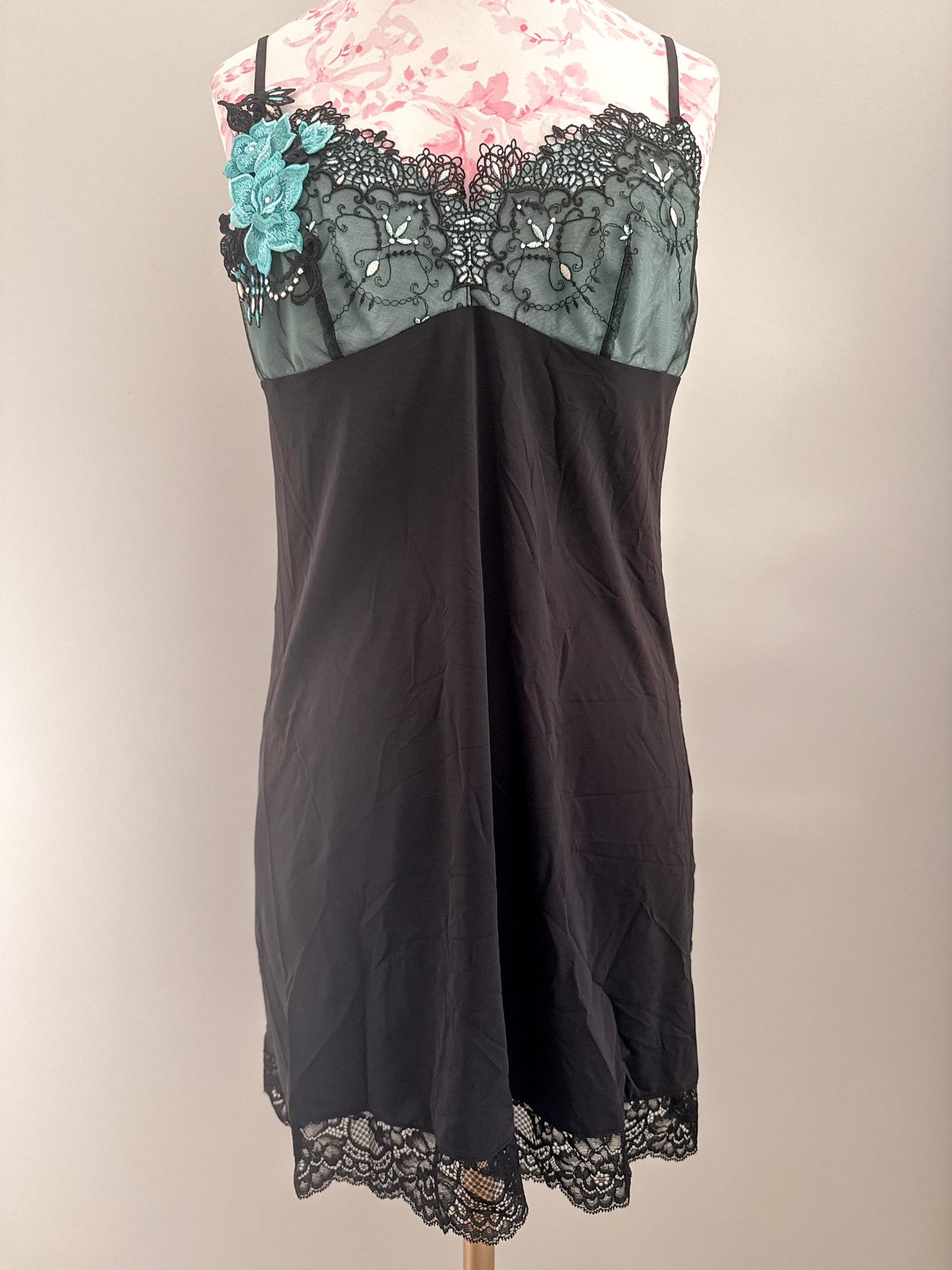 winter blackberry herb mojito slip dress
