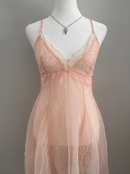 pink taffy martini slip dress