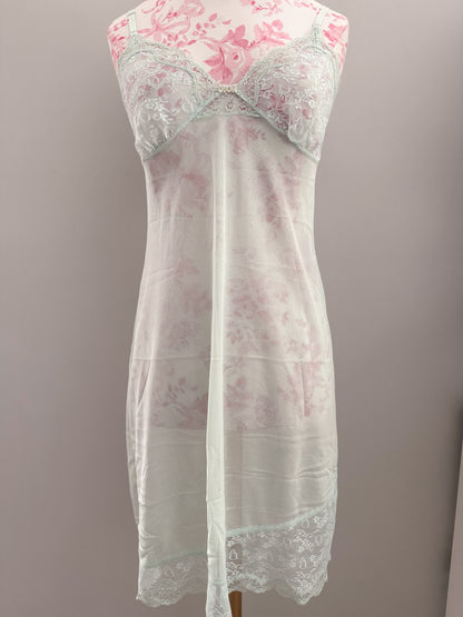 mint glacier moon slip dress