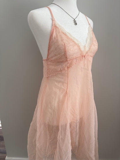 pink taffy martini slip dress