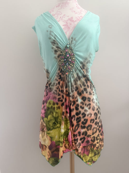 skyline sea sangria slip dress