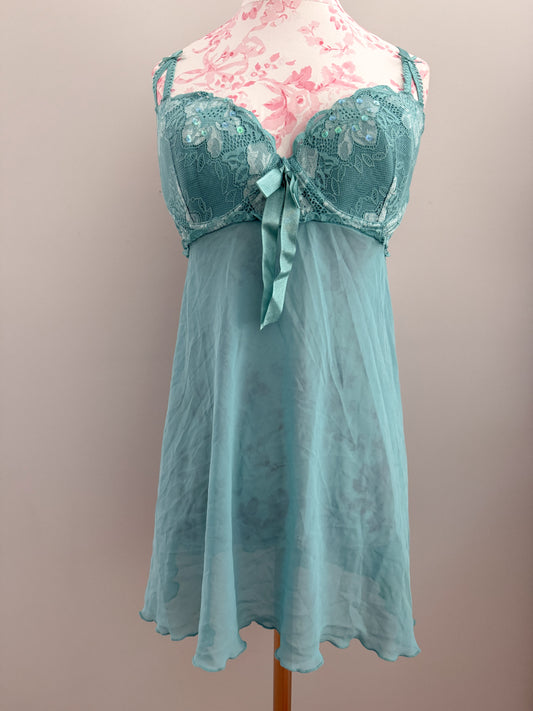 frost berry glaze mojito slip dress