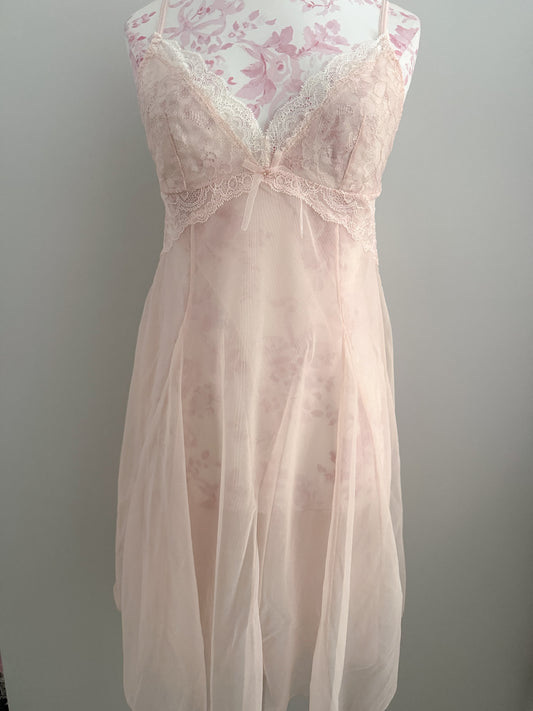 champagne vanilla blush bellini slip dress