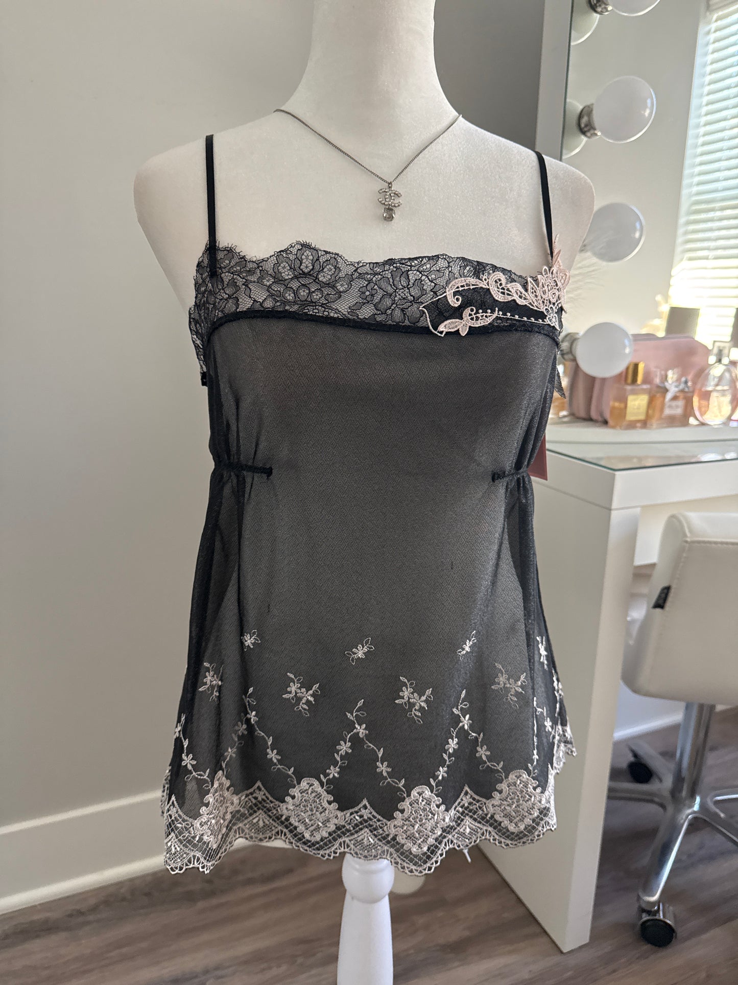 elderberry floral martini camisole