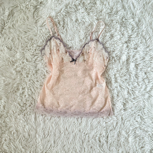 pink and purple whimsy camisole