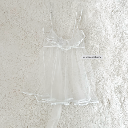 starline baby’s breath wedding ruffle slip dress
