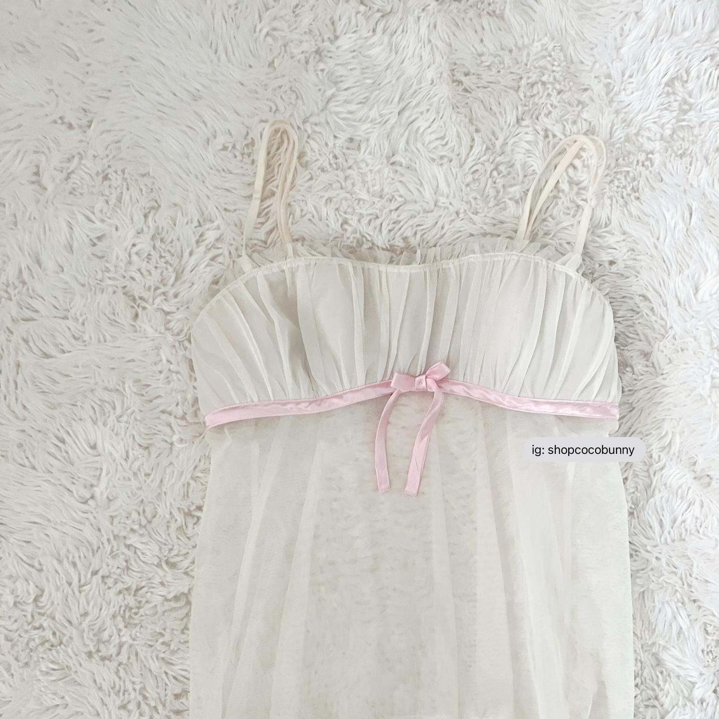 fantasies pink ribbon slip dress