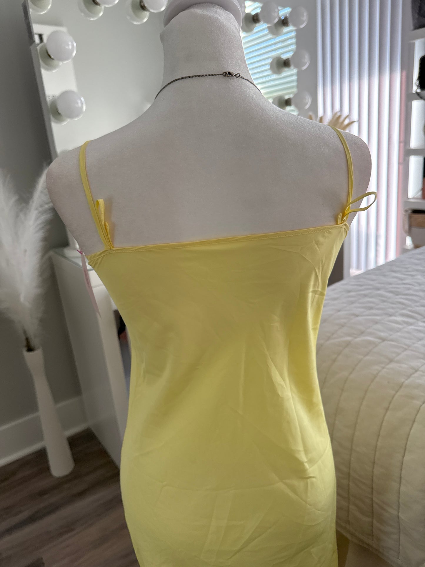 banana old fashioned cocktail slip dress