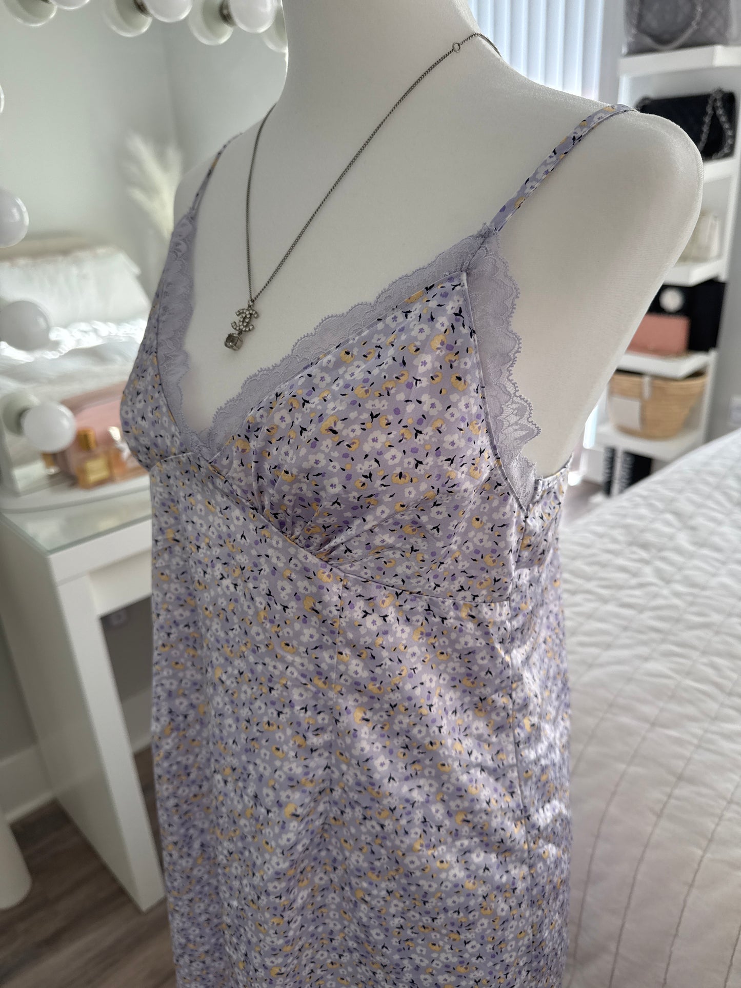 grape mint mojito cocktail slip dress