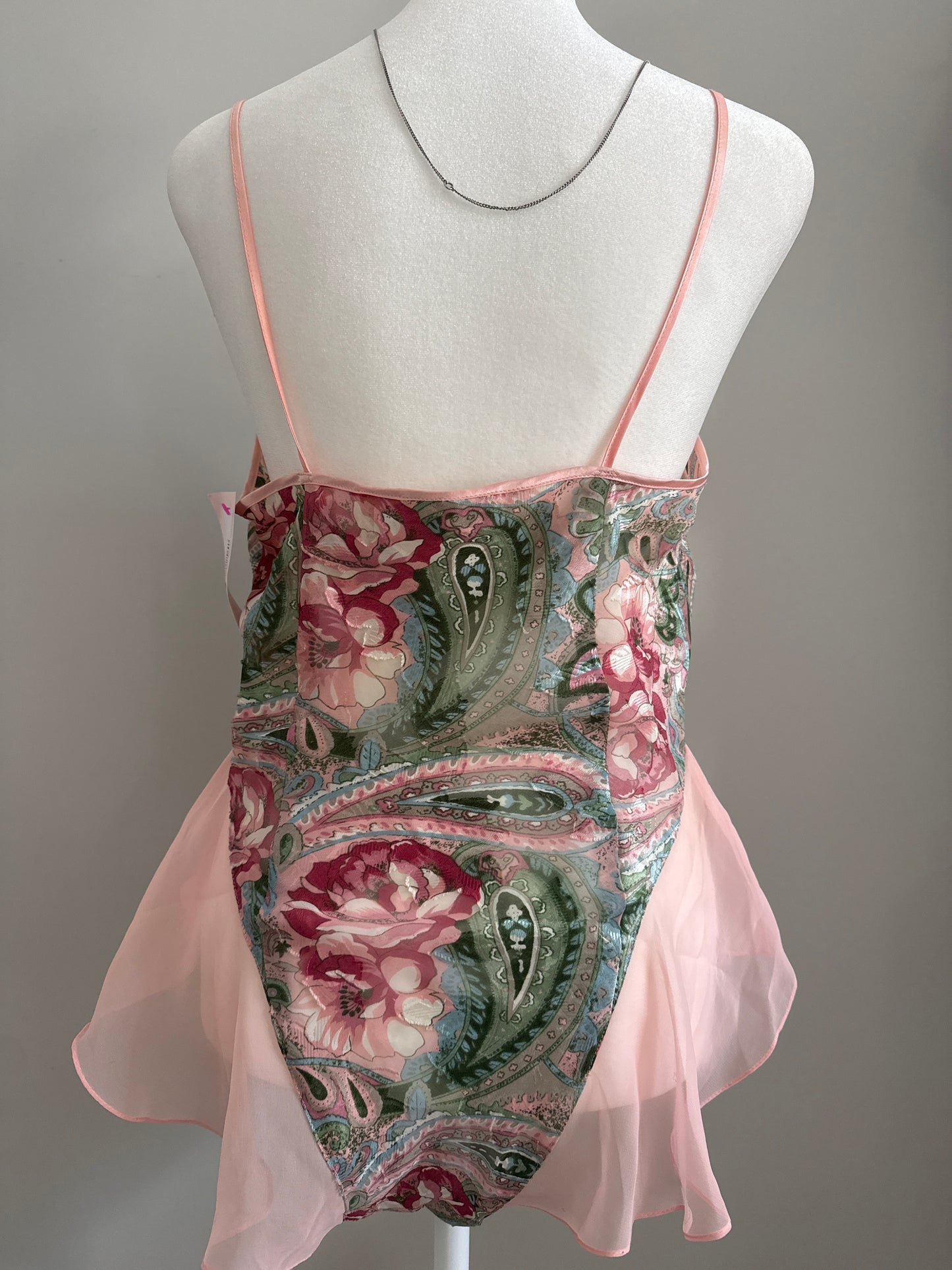 victoria’s secret frozen rose bodysuit