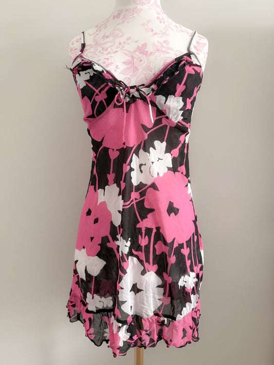 ruby grapefruit pepper martini slip dress