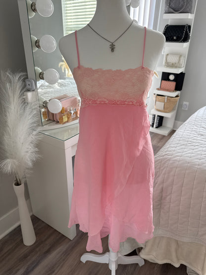 pink peony spritz cocktail slip dress