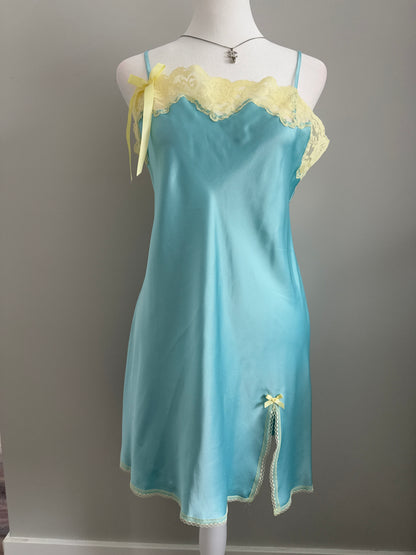 golden wave rum punch slip dress