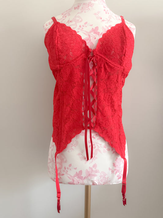 crimson pear orchid sangria corset