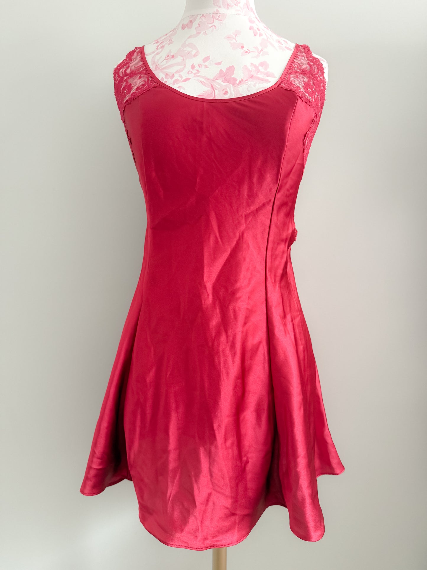 dragonfruit punch martini slip dress