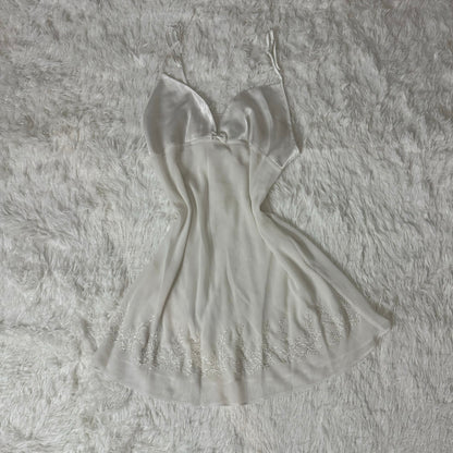 snowberry crystal martini slip dress