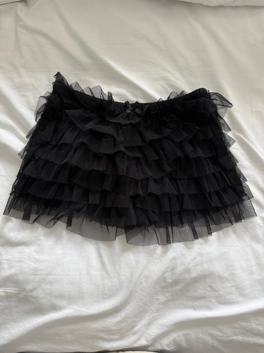 shadow moon twist martini ruffle shorts