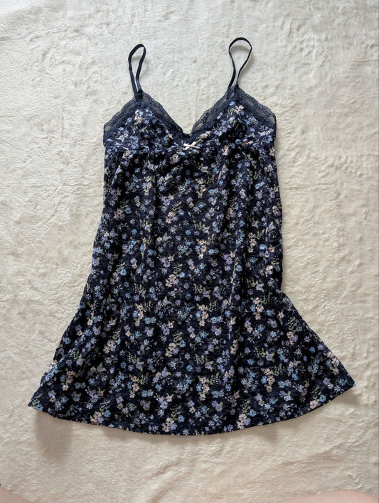 blueberry verbena spritz martini slip dress