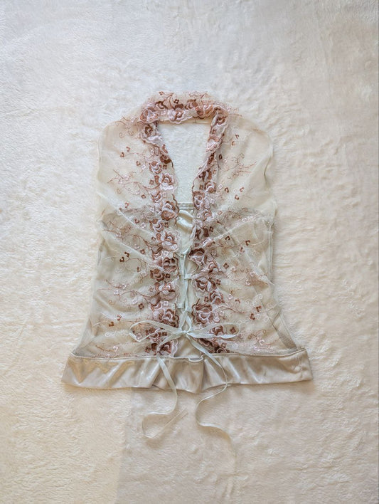 strawberry rose malt cocktail camisole