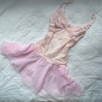 extravagantly vintage fidelia ballet slip dress