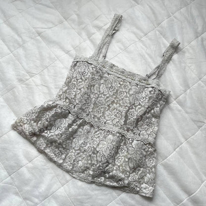 vintage abercrombie and fitch embroidery camisole
