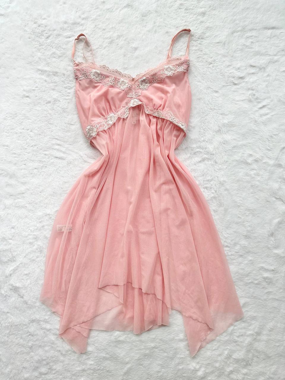 eblin floral raspberry margarita slip dress