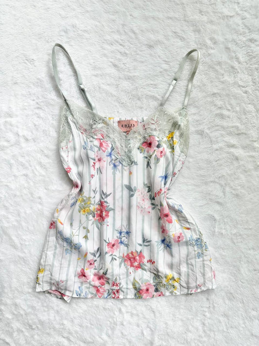 eblin floral and pin stripe camisole