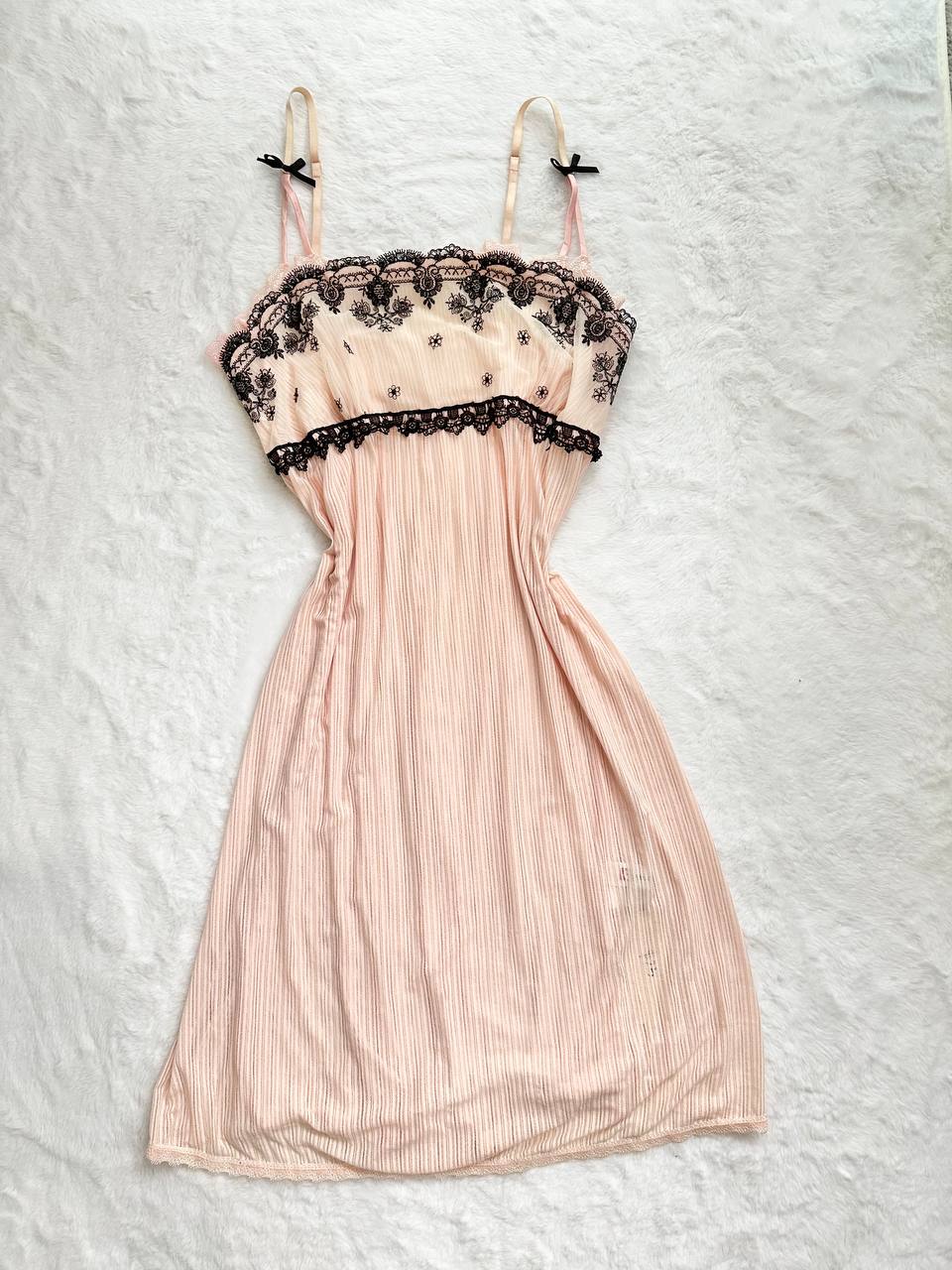 princess peach black lace shimmer floral slip dress