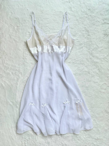 pearl rose martini slip dress