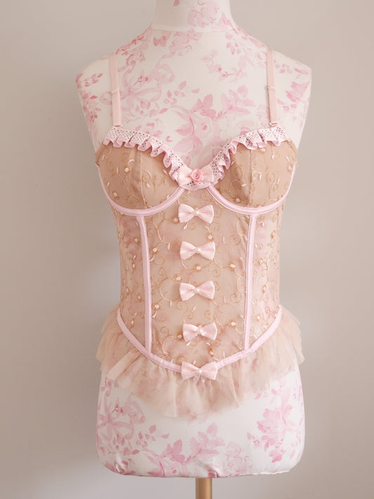 coconut strawberry corset