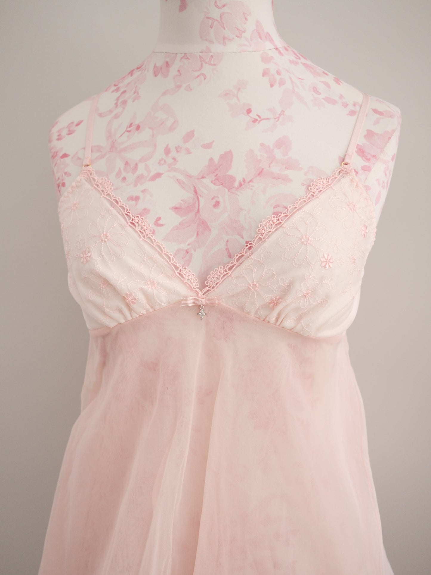 pink coral babydoll
