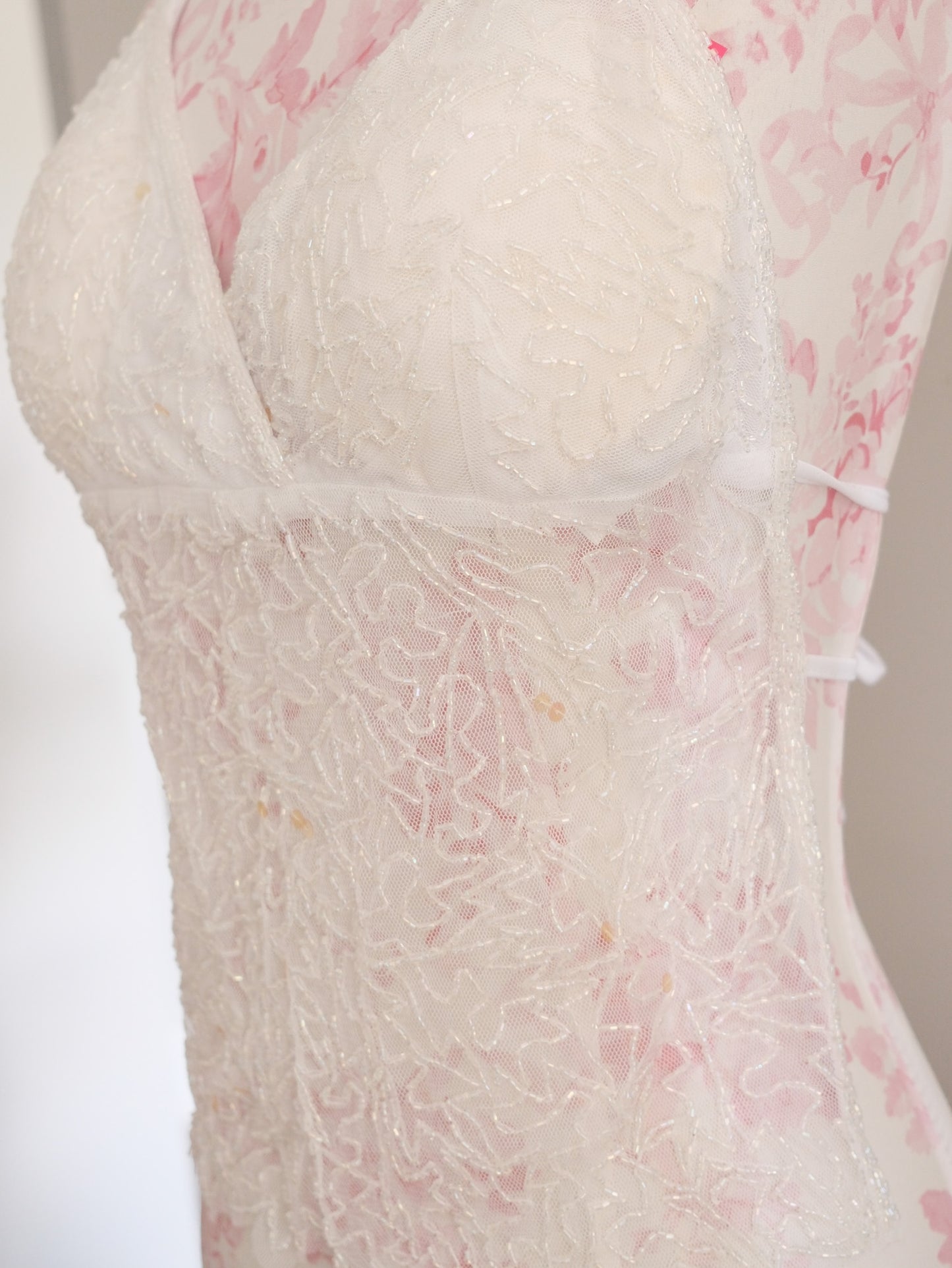 seashell sequin camisole