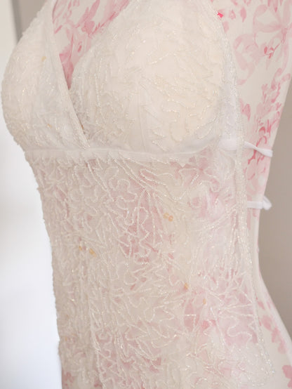 seashell sequin camisole