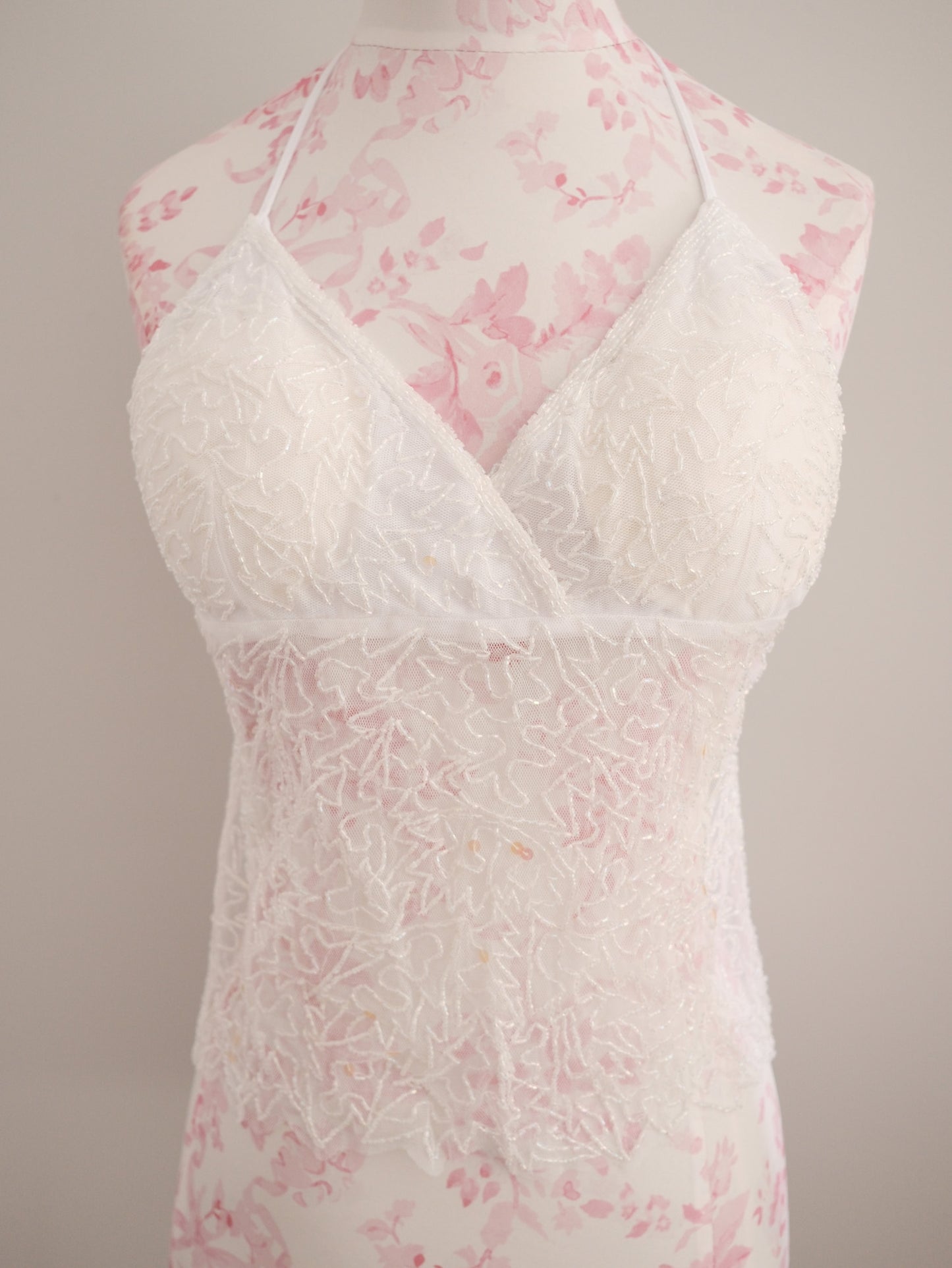 seashell sequin camisole