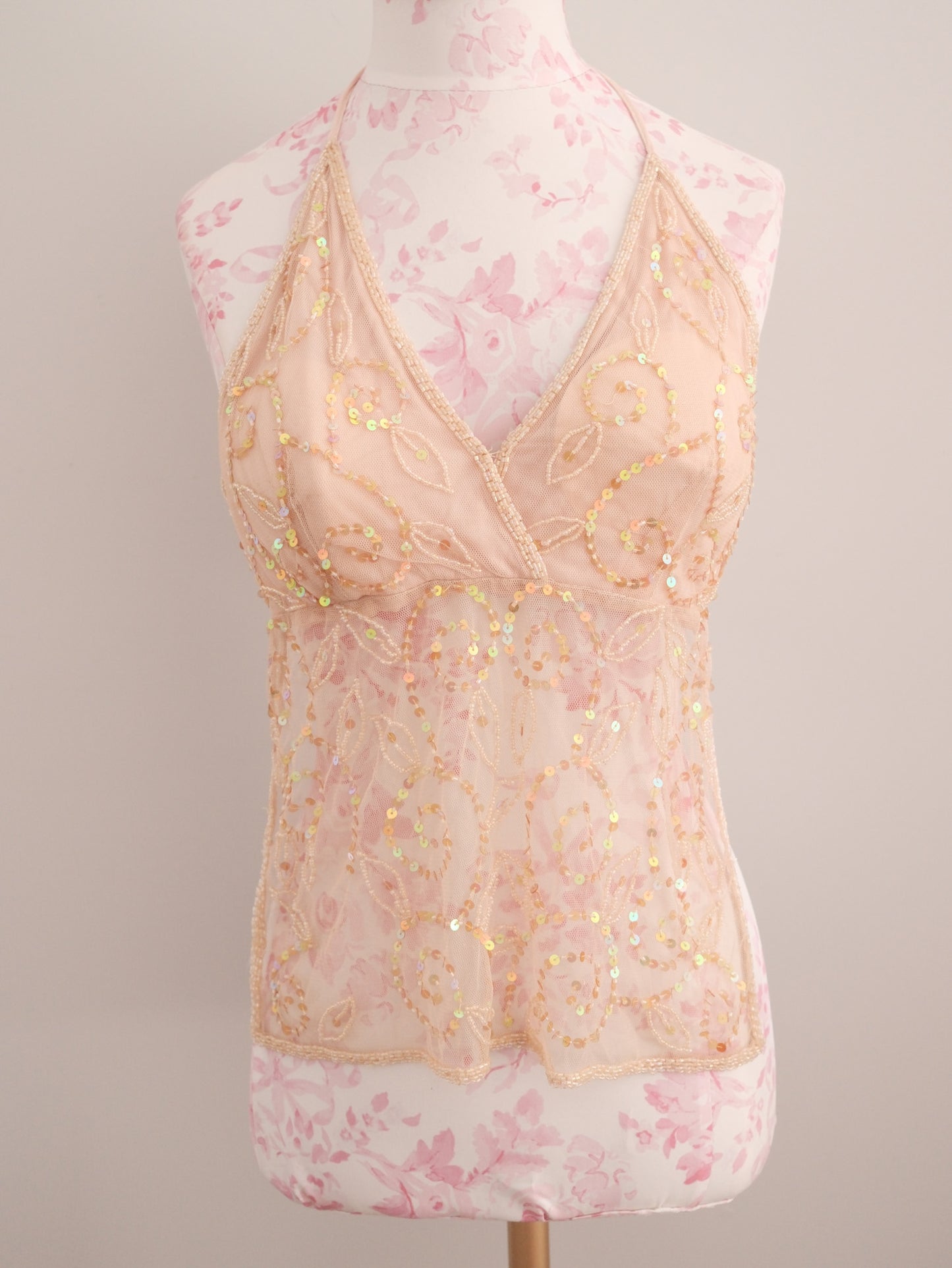 starfish sequin camisole