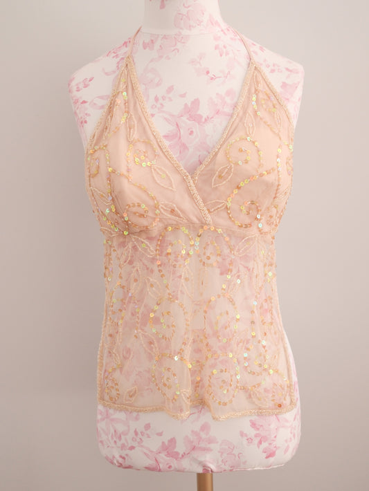 starfish sequin camisole