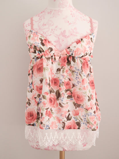 tropical flower babydoll