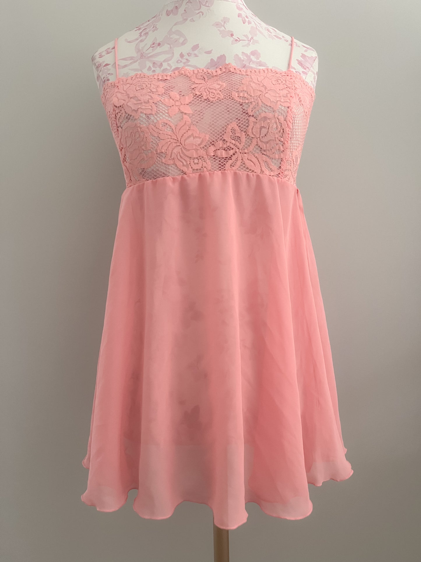 pink prickly pear martini slip dress