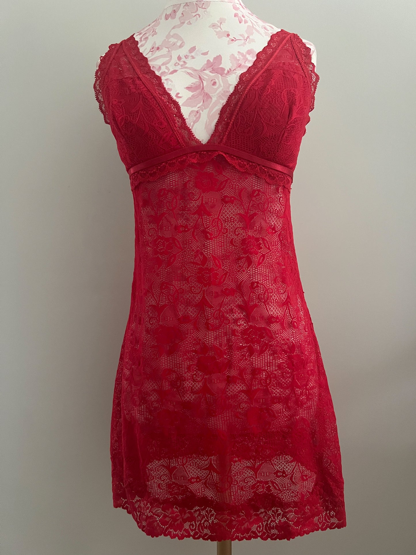 crimson fig spritz martini slip dress