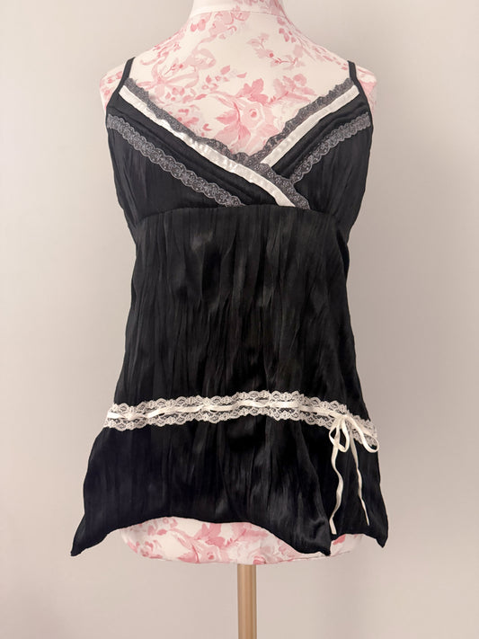 blackcurrant chiffon aperitif cocktail camisole
