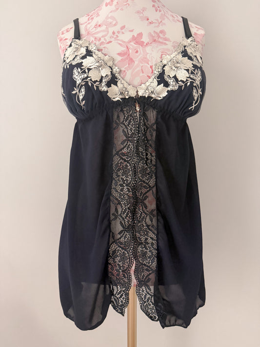 charcoal orchid evening spritz cocktail babydoll