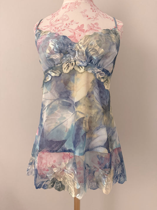 watercolor iris spritz cocktail babydoll