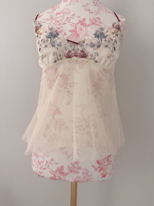 porcelain petal bloom martini camisole