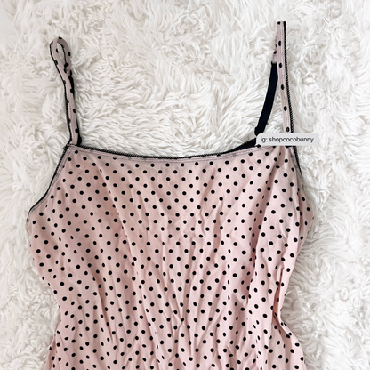 timeless polka dot tank camisole